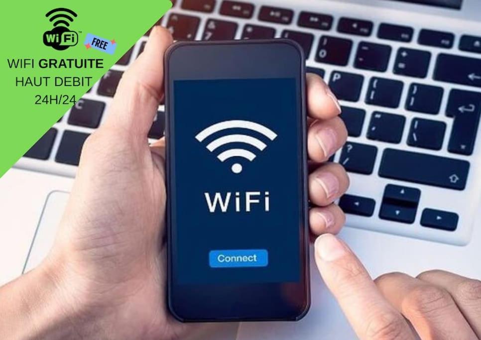 Coquet Studio Tout Equipe Centre Ville Wifi 2Pers Saint-Quentin  Exterior foto